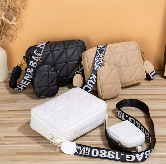 3-in-1 Stylish Crossbody Bag Set – Trendy & Functional