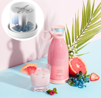 Fresh Juice Portable Electric Blender – USB Rechargeable, 350ml