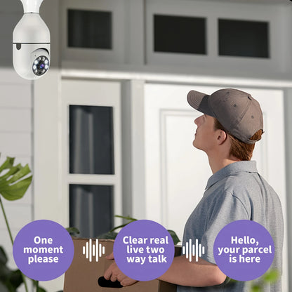 WiFi E27 360° Panoramic Bulb Surveillance Camera InDoor | OutDoor